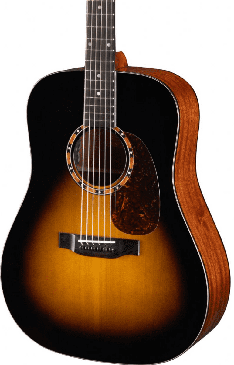 Eastman E2D Deluxe Sunburst dreadnought acoustic guitar
