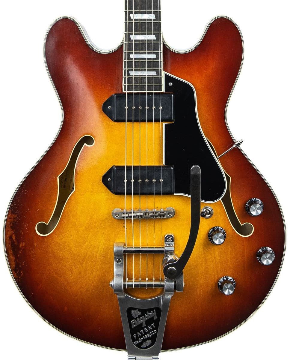 Eastman T64/v Goldburst hollowbody electric guitar